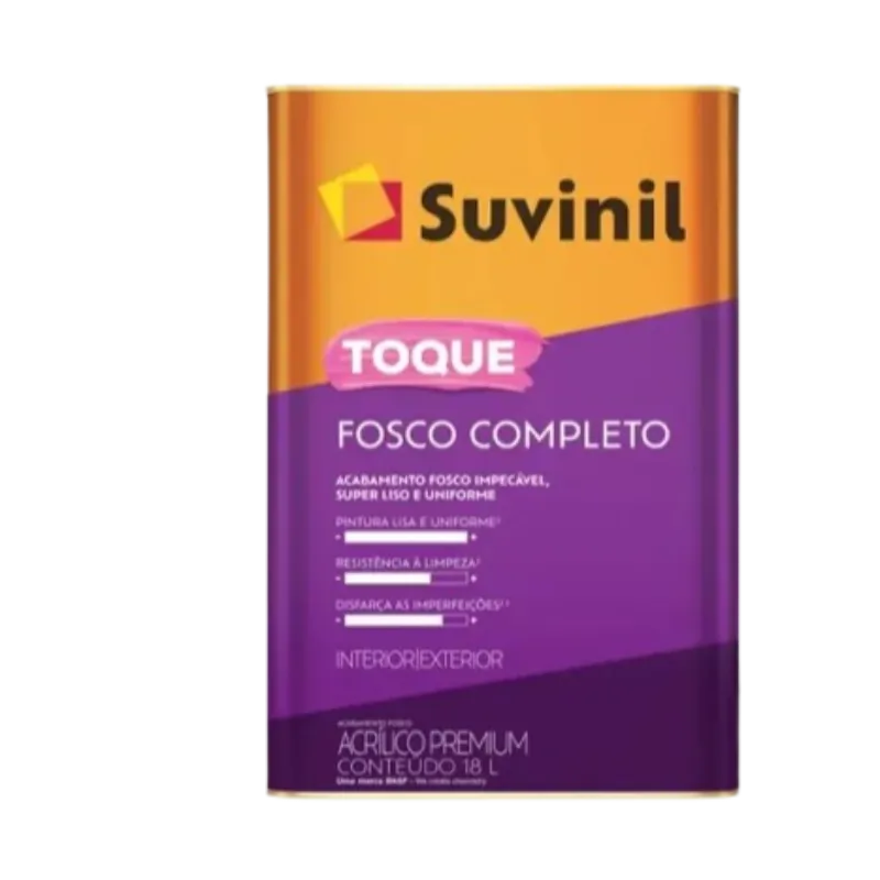 Suvinil Toque Fosco Completo Cores* 18l