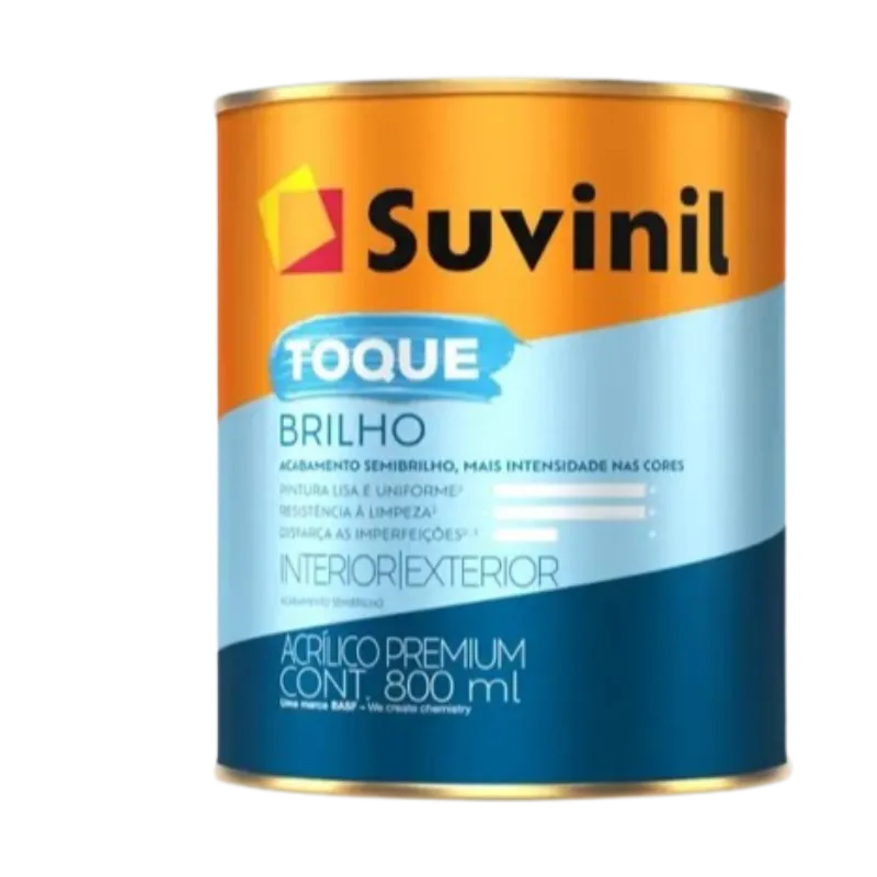 Suvinil Toque Brilho Cores* 0,8L